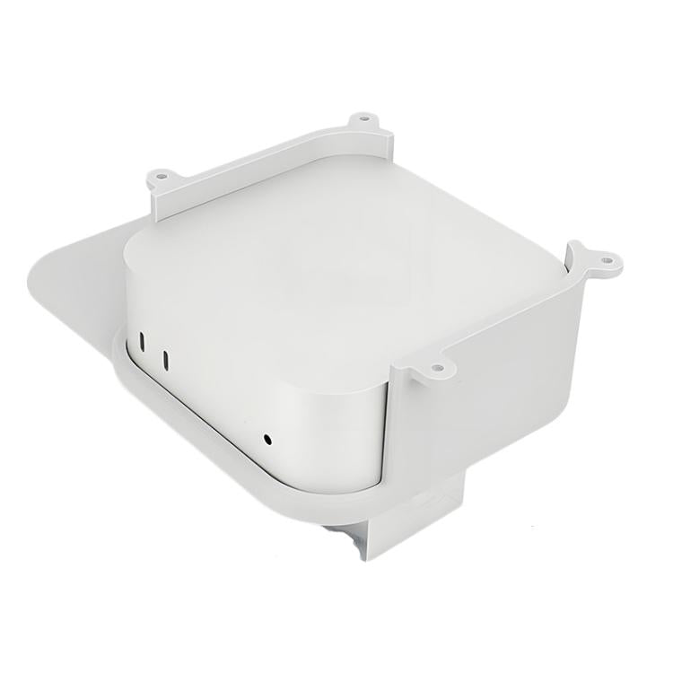 For Mac Mini M4 Under Desk Stand Hanging Wall Perforated Desktop Bracket With Screws(Gray)