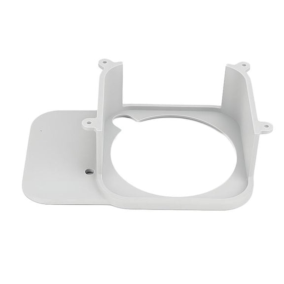 For Mac Mini M4 Under Desk Stand Hanging Wall Perforated Desktop Bracket With Screws(Gray)