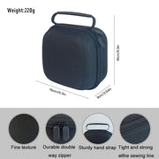 For Mac Mini M4 Storage Bag Computer Host Portable Protective Hard Case Storage Case(Black)