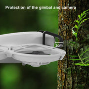 For DJI Neo CQT Impact Protection Cover + Bumper + Folding Stand + Tail Wing 4 In 1 Set(Black)