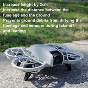 For DJI Neo CQT Impact Protection Cover + Bumper + Folding Stand + Tail Wing 4 In 1 Set(Gray)