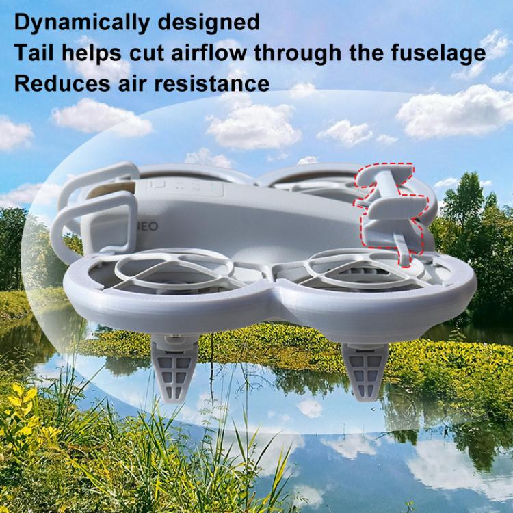 For DJI Neo CQT Flight Tail Reduce Drag Airflow Tail Fixed Bracket(Gray)