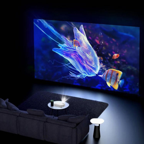 Z01 1080P 5G Bluetooth Projector Android 9.0 System Supports Mirroring Screen US Plug