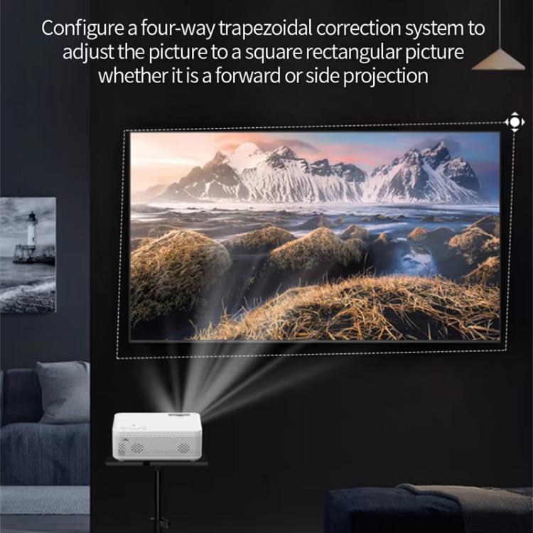 Z01 1080P 5G Bluetooth Projector Android 9.0 System Supports Mirroring Screen US Plug