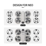 For DJI Neo CQT Drone Landing Scratch Protective Cover Prevent Finger Scratch Protective Cover Accessories, Color: Upper Gray