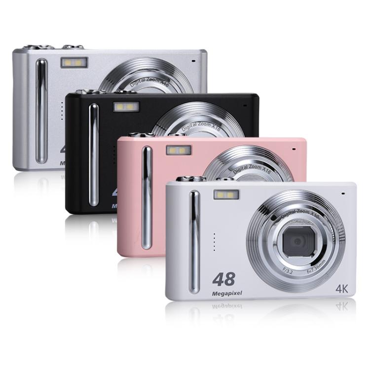 DC03H 2.4-Inch 16X Digital Zoom Electronic Image Stabilization 4K HD Digital Camera(Black)