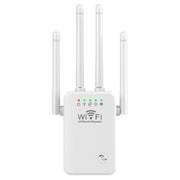Urant U9 300Mbps 2.4G Wireless Repeater WiFi Signal Amplifier Support WPS Quick Setting UK Plug White