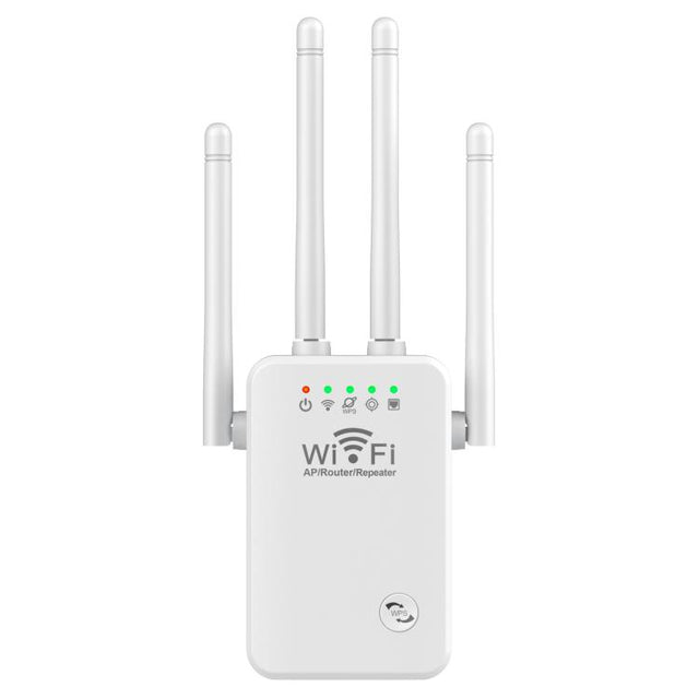 Urant U9 300Mbps 2.4G Wireless Repeater WiFi Signal Amplifier Support WPS Quick Setting UK Plug White