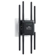 U18 1200Mbps 2.4G & 5G  Wireless Repeater WiFi Signal Amplifier With 8 Antenna US Plug Black - Broadband Amplifiers by PMC TechLife | Online Shopping South Africa | PMC TechLife | Buy Now Pay Later Mobicred