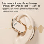 M76 Intelligent AI Translation On-Ear Digital Display Bluetooth Earphone(Black)