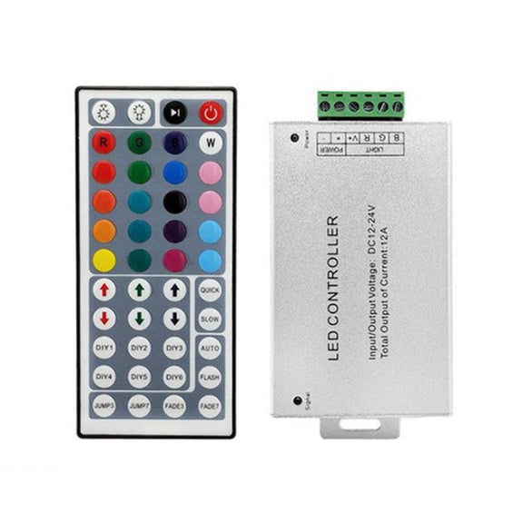 44 Keys IR Aluminum Colorful LED Strip Light Controller