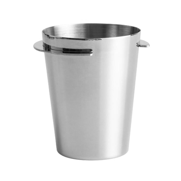 Thickened Coffee Catchers Espresso Machine Handle Catch Tool, Style: 58mm Stainless Steel Mirror