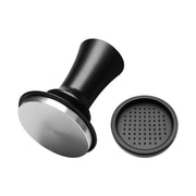 Scale Horizontal Constant Pressure Coffee Grinder Stretching Powder Press Hammer, Style: Black Flat Bottom+Round Base(51mm)