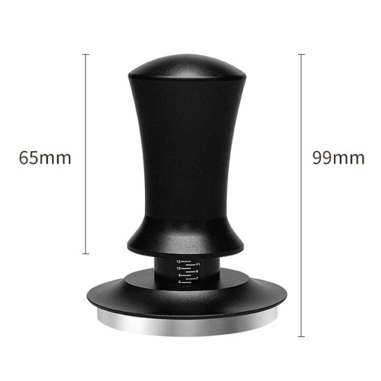 Scale Horizontal Constant Pressure Coffee Grinder Stretching Powder Press Hammer, Style: Black Thread+Round Base(53mm)