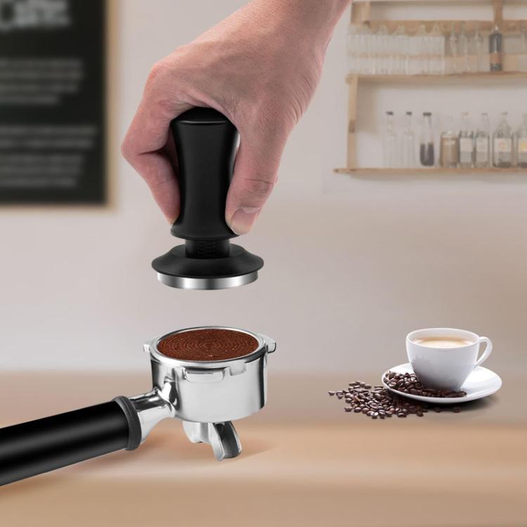 Scale Horizontal Constant Pressure Coffee Grinder Stretching Powder Press Hammer, Style: Black Thread(51mm)