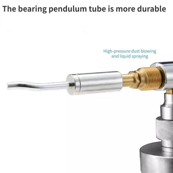 Car Interior Cleaning Tool Metal Bearing Rotating Core Accessories, Style: Short