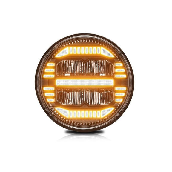 7-inch Round Refraction LED Round Headlight For Wrangler(H4)