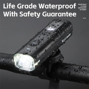 WEST BIKING Bicycle Water-resistant TYPE-C Rechargeable High-Brightness Headlight, Style: Regular