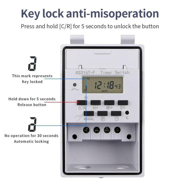 220V Household Automatic Switch Intelligent Timer