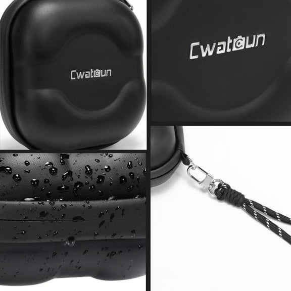Cwatcun D164 Small Filter Organizer Camera Lens Digital Protection Bag(Black)
