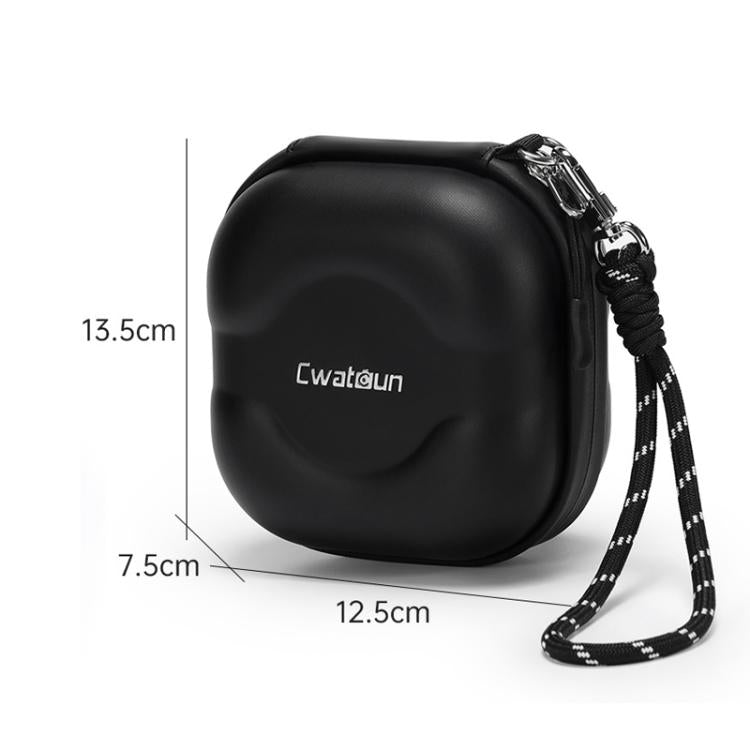 Cwatcun D164 Small Filter Organizer Camera Lens Digital Protection Bag(Black)
