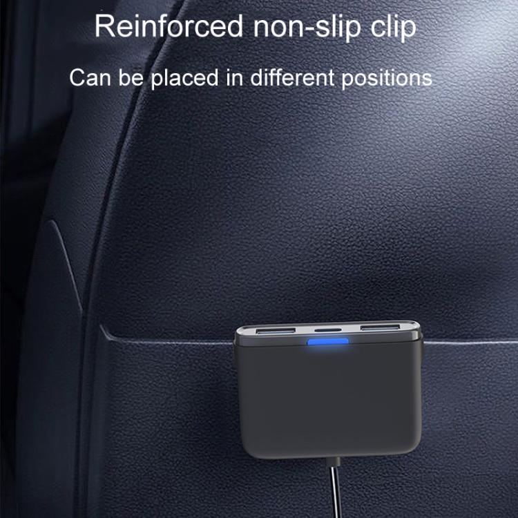 GE01 Powerful Output Colorful Ambient Lights Car Quick Charger