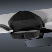 For Tesla Suede Leather Glasses Storage Box, Model: Model Y Black