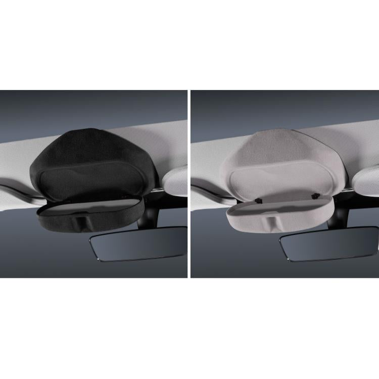 For Tesla Suede Leather Glasses Storage Box, Model: Model 3 Black