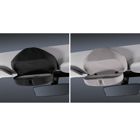 For Tesla Suede Leather Glasses Storage Box, Model: Model 3 Black