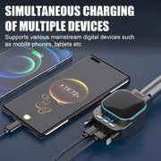 BC97 Dual Retractable Cable Car Charger Automobile Bluetooth MP3 Player