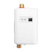 3000W Small Tankless Electric Water Heater For Kitchen Bathroom AU Plug(White)