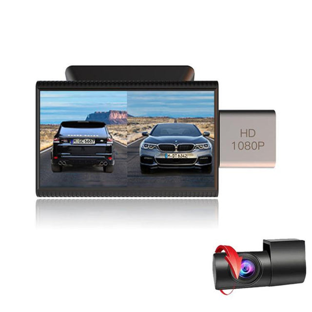 International Version AI Operation 4G Night Vision Remote Monitoring Driving Recorder(Front + Inside)
