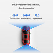 International Version AI Operation 4G Night Vision Remote Monitoring Driving Recorder(Front + Inside)
