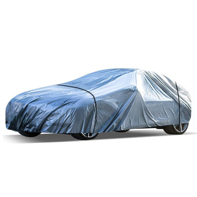 Car PE Film Water-resistant And Dustproof Four Seasons Universal Coat Cover, Size: XL(Silver Gray)