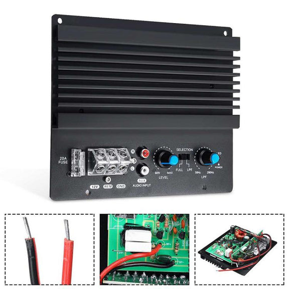 PS-200 12V 600W Car Single Bass Amplifier Board High Power Car Audio Module