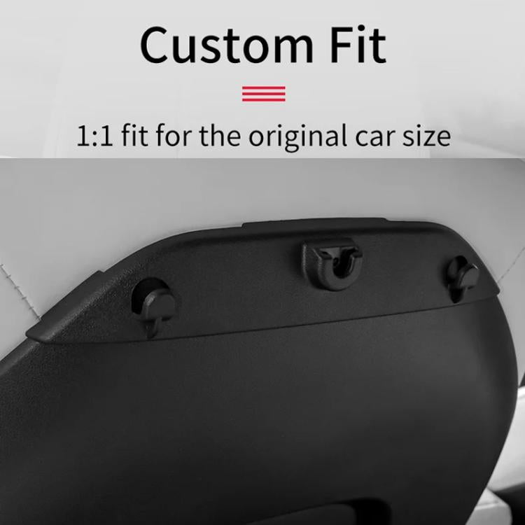 For Tesla 2024 Model 3/Y/S Car Seat Back Mobile Phone Holder(Black)