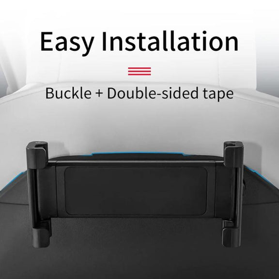 For Tesla 2024 Model 3/Y/S Car Seat Back Mobile Phone Holder(Black)