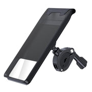 Bicycle Holder Water-resistant Pouch Bag Bike Motorcycle Handlebar Mirror Phone Stand Mount, Size: L