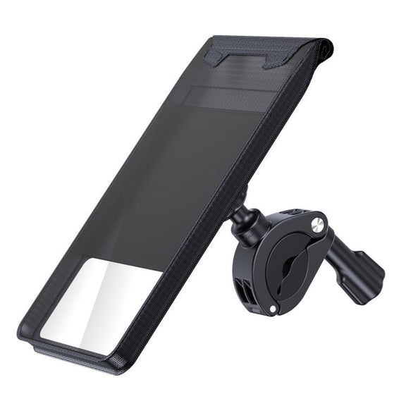 Bicycle Holder Water-resistant Pouch Bag Bike Motorcycle Handlebar Mirror Phone Stand Mount, Size: L