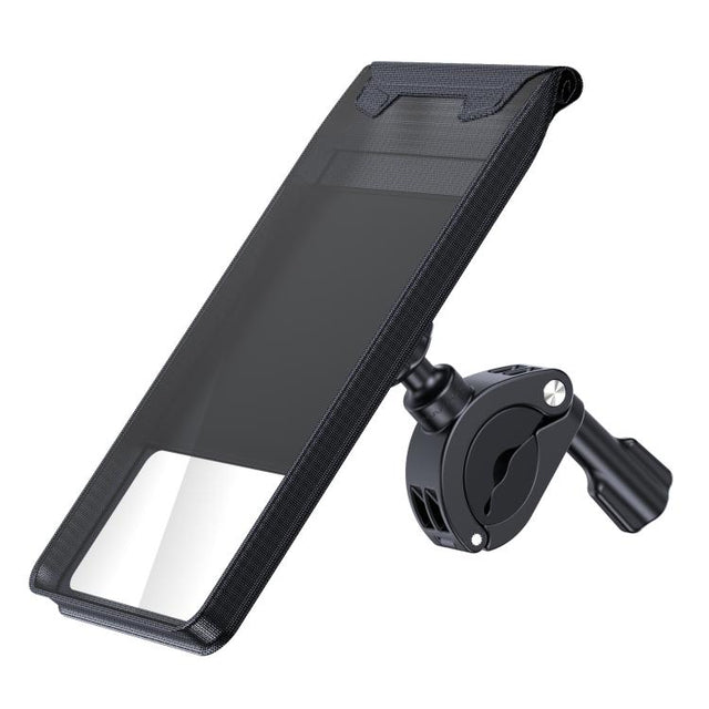 Bicycle Holder Water-resistant Pouch Bag Bike Motorcycle Handlebar Mirror Phone Stand Mount, Size: L