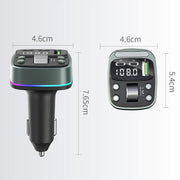 GZ08 Car Voltage Display Fast Charger Subwoofer MP3 Bluetooth Player