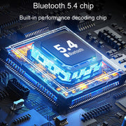 GZ08 Car Voltage Display Fast Charger Subwoofer MP3 Bluetooth Player