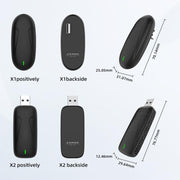 Original Carplay Wired To Wireless Box Adapter Car Connect Android Box, Model: MINI SE X2AIR Black