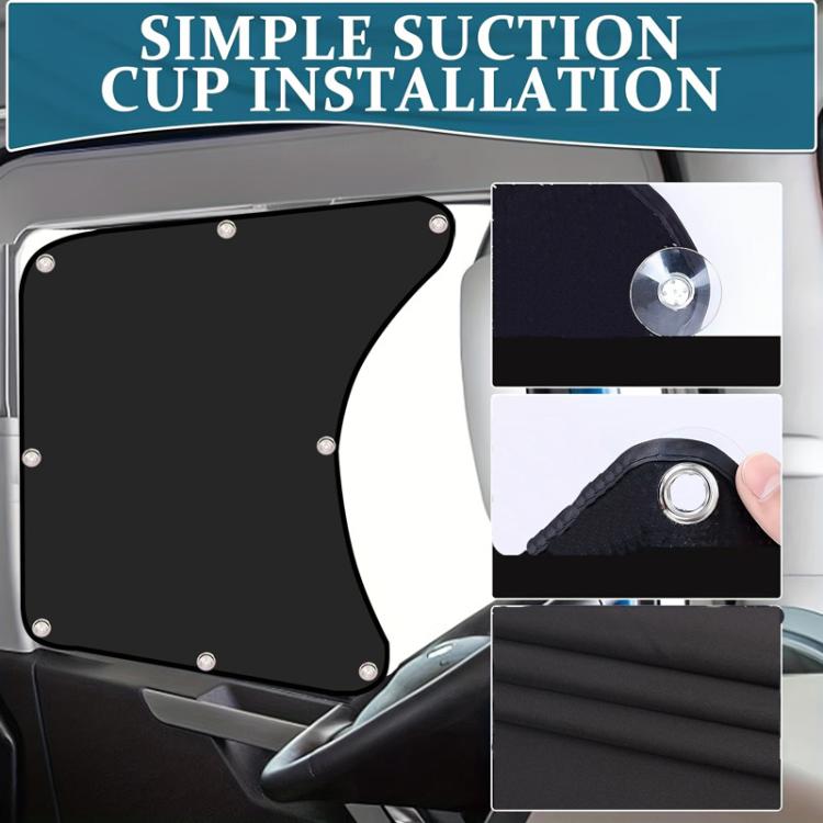 1pc Car Sun Protection Heat Insulation Sunshade Front Side Curtains