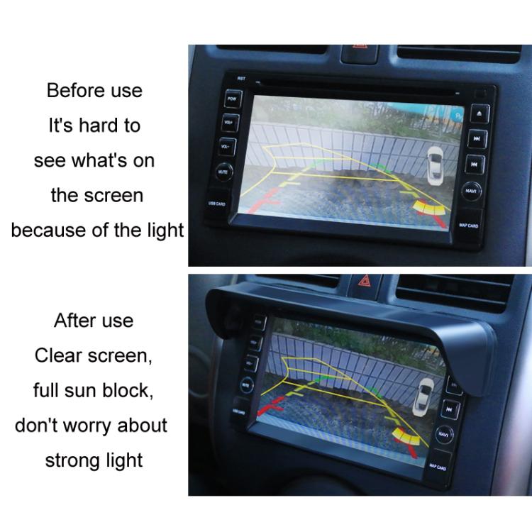 Car Navigation Display Universal Sun Visor, Size: M