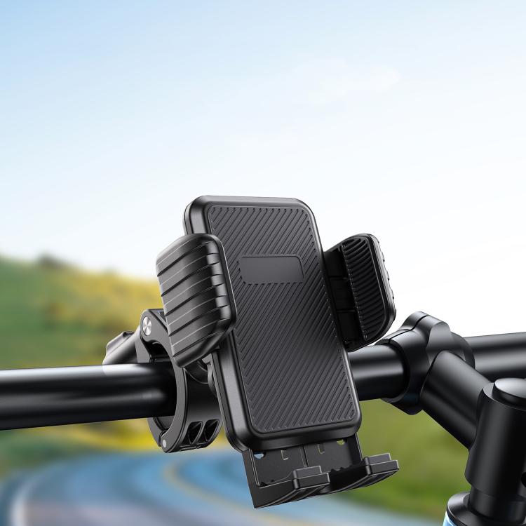 Bicycle Motorcycle Shock Absorption Mobile Phone Holder Gravity Navigation Mount(Blue)