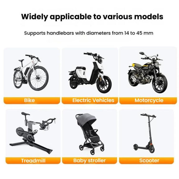 Bicycle Motorcycle Shock Absorption Mobile Phone Holder Gravity Navigation Mount(Blue)