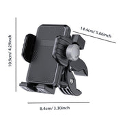 Bicycle Motorcycle Shock Absorption Mobile Phone Holder Gravity Navigation Mount(Blue)