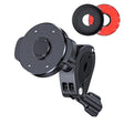 Bicycle Motorcycle Snap-On Mobile Phone Holder With Magnetic Ring(QL-10 Black) - Holders by PMc TechLife | Online Shopping South Africa | PMc TechLife | Buy Now Pay Later Mobicred