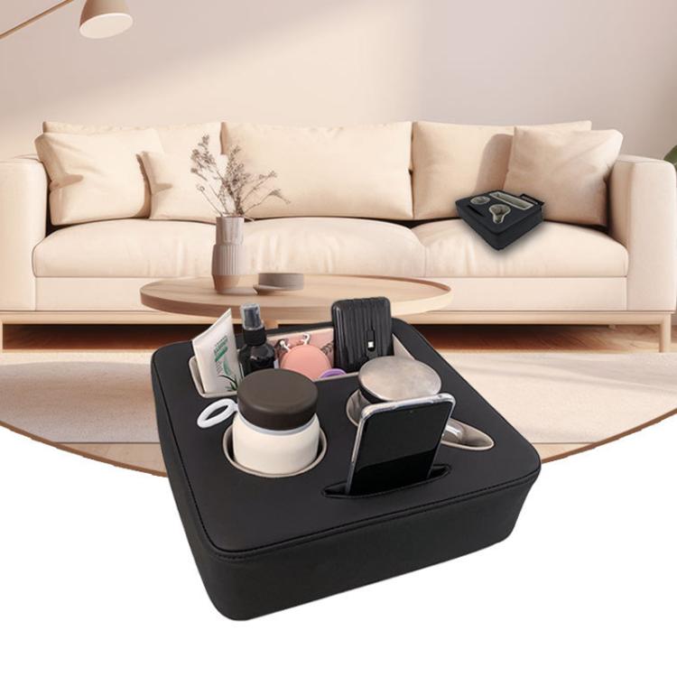 Cars Multifunctional Universal Cup Holder Storage Box(Black)